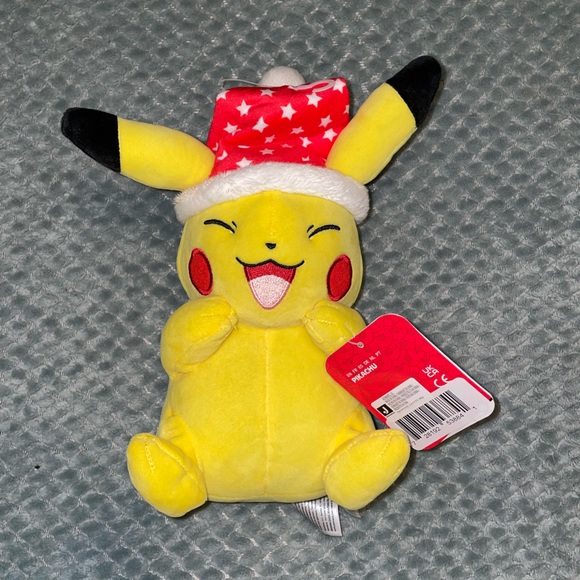 Pokemon Other - NWT Holiday Pikachu Pokemon Plush